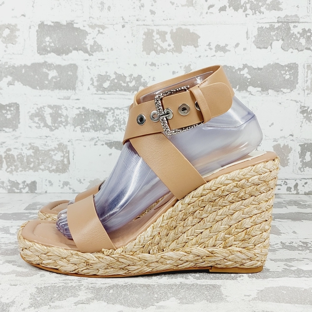 Dolce Vita Tan Espadrille Wedge Sandals